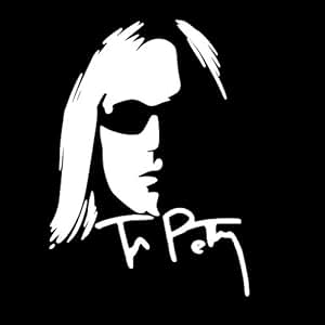 DECAL ADDICTION, INC | Tom Petty Autograph Silhouette White Vinyl Car ...
