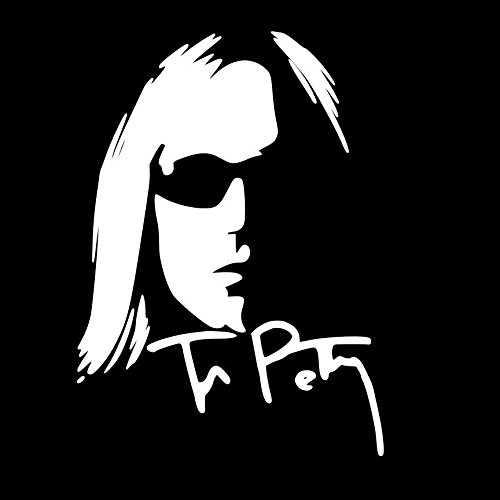 DECAL ADDICTION, INC | Tom Petty Autograph Silhouette WHITE Vinyl Car/Laptop/Window/Wall Decal