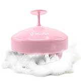 Hair Scalp Massager, Hair Shampoo Massager Brush Body Washing Massager Silicone Comb, Pink