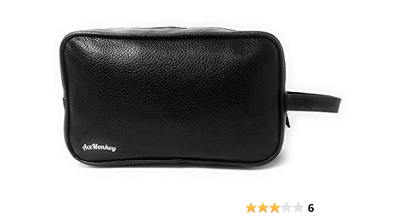 Neceser Bolsa de Aseo Hombre Polipiel Premium Exclusivo 26 Cm x 16 Cm x 8  Cm Impermeable para Hombre Impermeable (Marron) (Negro) : Amazon.es:  Equipaje