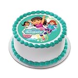 1/4 Sheet Dora and Friends Time for Aventura Edible Icing Image Cake Decoration Topper
