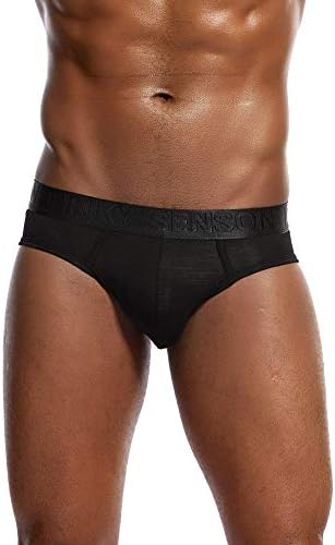 NewlyBlouW Men Underwear, Classical Letter Printed Boxer Briefs Shorts Bulge Pouch Underpants Daily Pants