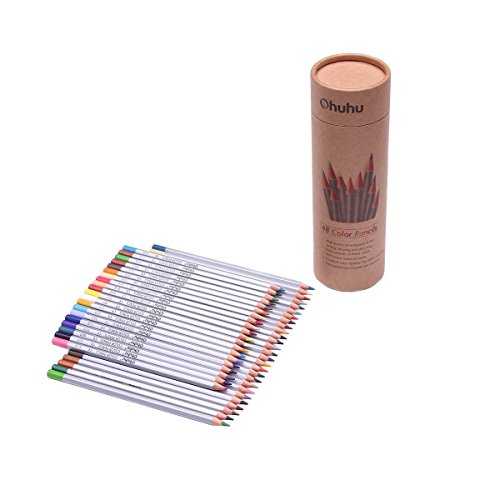 Portable Gift Colorful pencil set Artist School Children Checklist Drawing Equipment Hobby Art Imagination Learning Kid Love Drawing Novelty Gift Box 24+24 pcs W/Sharpener AR1-1