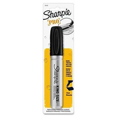 Sanford King Size Permanent Marker, Black (Pack of Kuwait Ubuy