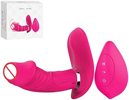 CG Point Silica Gel Ergonomics Simulation Invisible Wearable Butterfly Adult Interest Double Shock Swing Female Massager (pink colour)