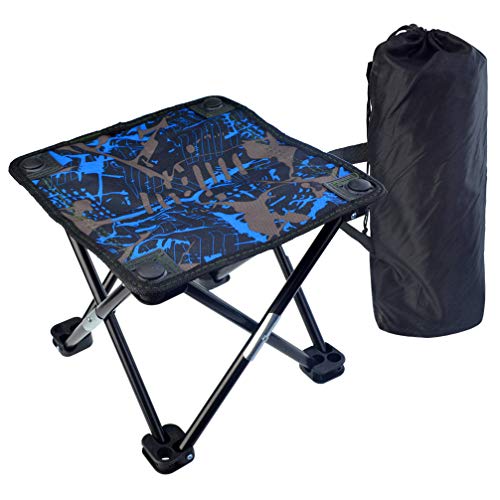 Tongcloud Portable Folding Stool Folding Chair Camping Stool for BBQ, Fishing, Hiking, Garden Lightweight Sturdy Chair