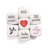 Fundic Adult Dice Funny Sex Game Dice Lover Cube Couple Bedroom Toy for Wedding Bachelor Party