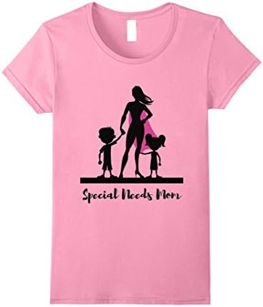 Womens Super Mom Special Needs Advocate T-Shirt XL Pink
