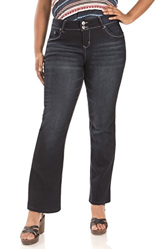 WallFlower Juniors Plus Size Luscious Curvy Bootcut Jeans in Reese Size:20