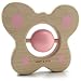 Premium Montessori Baby Toy - Wooden Rattle Teether - BPA-free (Bella the Butterfly)