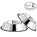 MEKBOK Pet Utensils Dog Bowl Non-Slip Double Dog Bowl High-Grade Stainless Steel Bowl Ruggedness
