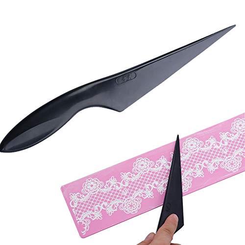 KALAIEN Fondant Scraper Sugarcraft Spatula Icing Paste Butter Decorating Tool