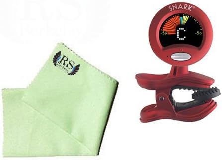 Alto Saxophone Tuner Pack - Snark SN2 All Instrument Tuner with Tap Tempo Metronome Includes Bonus RS Berkeley Alto Saxophone Cleaning Cloth