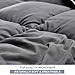 Brermer Soft Queen Goose Down Alternative Comforter, All Seasons Puffy Warm Duvet Insert with 8 Corner Tabs, Luxury Reversible Hotel Collection, 88