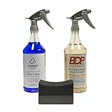 Clean and Shine Wheel and Tire Kit - Removes Brake Dust, Dirt, and Shines Tires - Includes Wheel Cleaner, Tire Shine, and Applicator