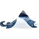Funny Ocean Manta Ray Hair Clip,Cute Acetate Hair Claw,Small Hair Clips for Women,Blue