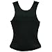 NINGMI Neoprene Slimming Vest Sweat Sauna Suits Gym Mens Weight Loss Shapewear, Gray-black, XXL