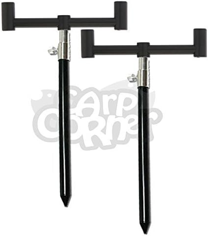 GNT NGT Fishing Tackle Black Effect Set 2X Bankstick 2 X 2 Rod Buzzer Bars