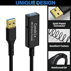 USB 3.0 Active Extension Cable 20 Feet, Long USB