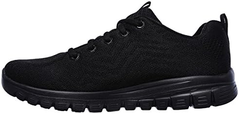 Femme Graceful Get Connected Trainers, Black Mesh / Trim, 38 EU