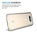 LG G5 Case, TOTU [Crystal Clear] Transparent Back Panel + TPU Grip Bumper [Scratch Resistant] Shock Absorbing Corner Protection Thin Lightweight Protective Case Accessories Cover for LG G5 Warranty