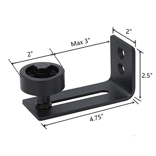 4 HomLux+Roller+Adjustable+Bracket+Bearing