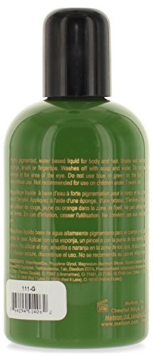 Mehron Makeup Liquid Face and Body Paint (4.5 oz) (GREEN)