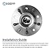 ECCPP Wheel Hub and Bearing Assembly Front 513137 fit Chevy Malibu Cutlass Pontiac Grand Am Oldsmobile Cutlass Alero 1997-99 00 01 02 03 04 05 wheel hubs 5 lugs with ABS 3 Bolt Flange