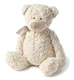JOON Freddy Rosy Plush Teddy Bear, Cream, 10 Inches
