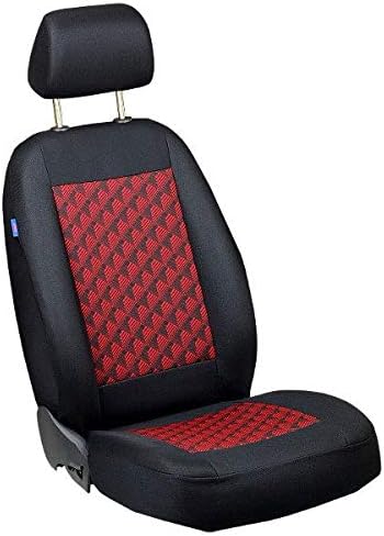 Zakschneider Car seat Cover for Pajero - Driver Seat - Color Premium Black with Red 3D Effect