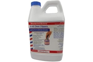 H-42 Clean Clippers - Clipper Blade cleaner 64oz refill. H-4 is a cleaner for your clipper blades and scissors. For Groomers,