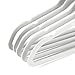 Quality 13.78-Inch Slim Plastic Hangers – 30 Pack – Cream White – Non-Velvet, Non-Flocked, Thin Space-Saving Design with Swivel Hook – for Kids & Petite Women
