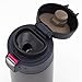 Tiger MMJ-A048 KA Vacuum Insulated Stainless Steel Travel Mug with Flip Open Lid, Double Wall, 16 Oz, Blue Black