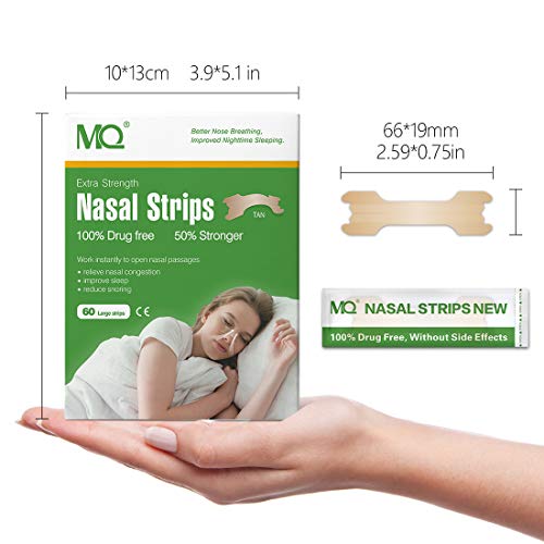 MQ 120 ct Better Breathe Nasal Strips to Reduce Snoring, DrugFree