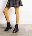 Women Color Flat knit Sweater tights (One Size : XS to M, Mustard)