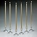 Ivory Taper Candles 18 Inch Tall Set of 12 Made in USA