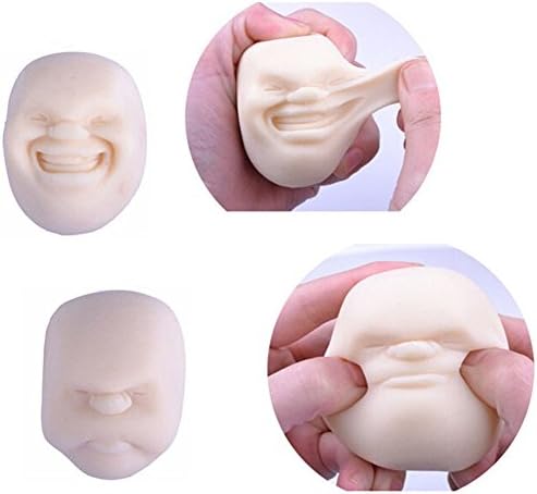 New 4Pcs Face Emotion Vent Ball Relax Toys Anti Stress Novelty Gift For Kids