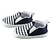 Fairy Season Baby Unisex Cotton Blend Soft Sole Navy Stripe Cloth Shoes
