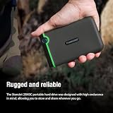 Transcend StoreJet 25M3C 4TB Rugged Portable Hard Drive USB-C 3.1 Iron Grey view 4