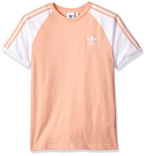 adidas Originals Men s Originals 3 Stripes Tee, Dust Pink, S