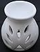 HOME DECOR - Oil Diffuser White Ceramic Tealight Oil Aroma Lamp - 3.8