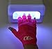 OC Nails Hot Pink UV Shield Glove for Gel Manicures with UV/LED Lamps