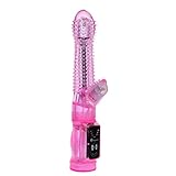 Besde Adult Sex Waterproof Women Vibrating Bead Stimulation Vibrator Massager Adult Sex Toy (Pink)