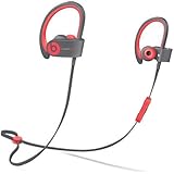 Beats by Dr dre Powerbeats2 Wireless In-Ear Bluetooth Headphone with Mic - Siren Red (Renewed)