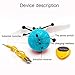 Slepwel UFO Flying Ball Magic led Light with Remote (Light-Blue)