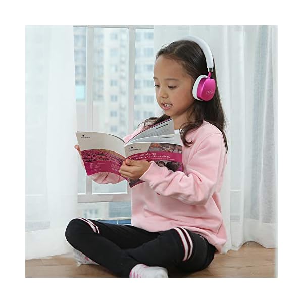 Puro-Sound-Labs-PuroQuiets-Over-Ear-ANC-Headphones-for-KidsTeensChildren-Wireless-Bluetooth-Earphones-Volume-Limiting-Noise-Isolation-Microphone-for-Learning-Travel-Hot-Pink Puro Sound Labs PQ On-Ear Active Noise Canceling Bluetooth Headphones for Kids- Safer Headphones for kids- Lightweight…