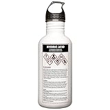CafePress - Hydric Acid / DHMO War Stainless Water Bottle 1.0L - Stainless Steel Water Bottle, 1.0L Sports Bottle