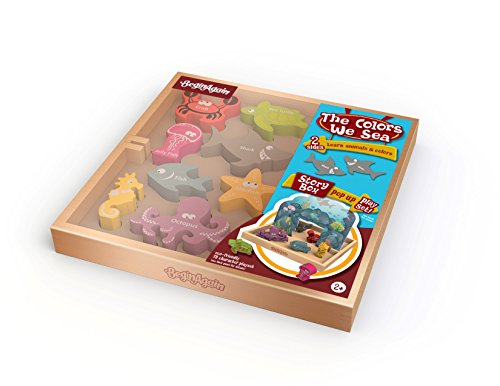 BeginAgain Colors We Sea Story Box and Playset, Help Build
