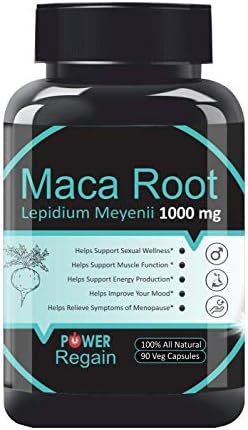 Power Regain Maca Root (Root Form) 1000mg -90 Capsule