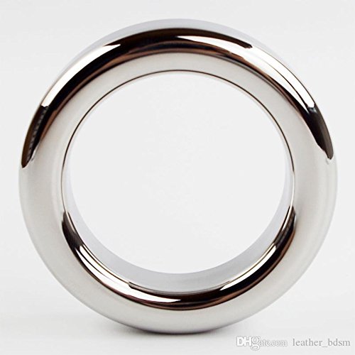 Teriya Male Cock Ring 9mm Thicken Stainless steel Penis Delay ring Inner diameter 38 41 44 47mm Optional(1pc)